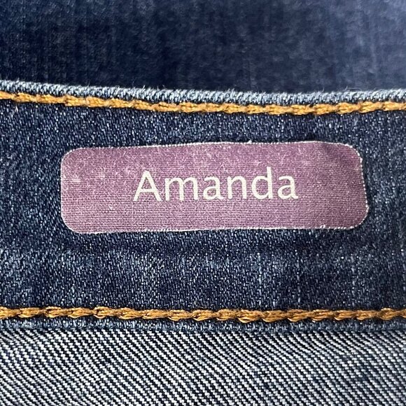 Gloria Vanderbilt Amanda Jeans Womens Size 8 Medium Wash Blue High Rise - Picture 7 of 9